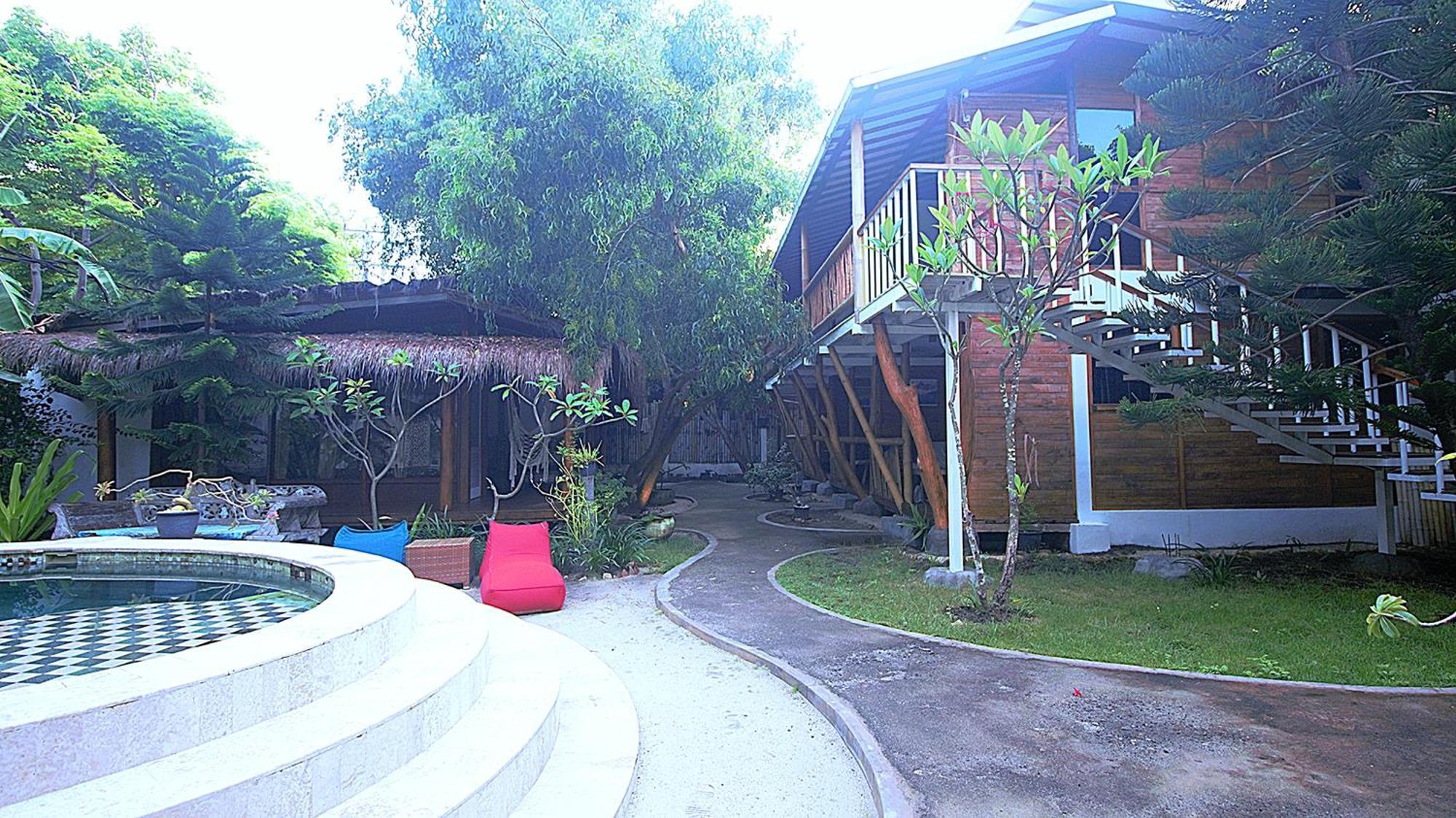 Serene Beach Villa Gili Trawangan Exterior foto